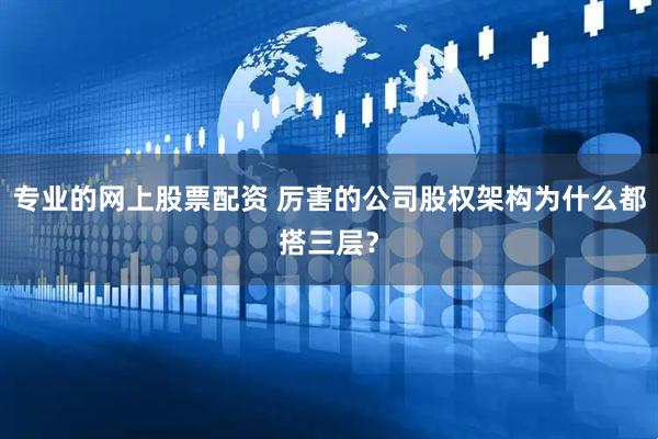 专业的网上股票配资 厉害的公司股权架构为什么都搭三层？