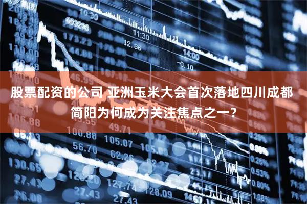 股票配资的公司 亚洲玉米大会首次落地四川成都 简阳为何成为关注焦点之一？